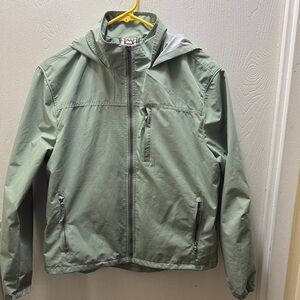 Avalanche Women’s Olive Hooded Windbreaker